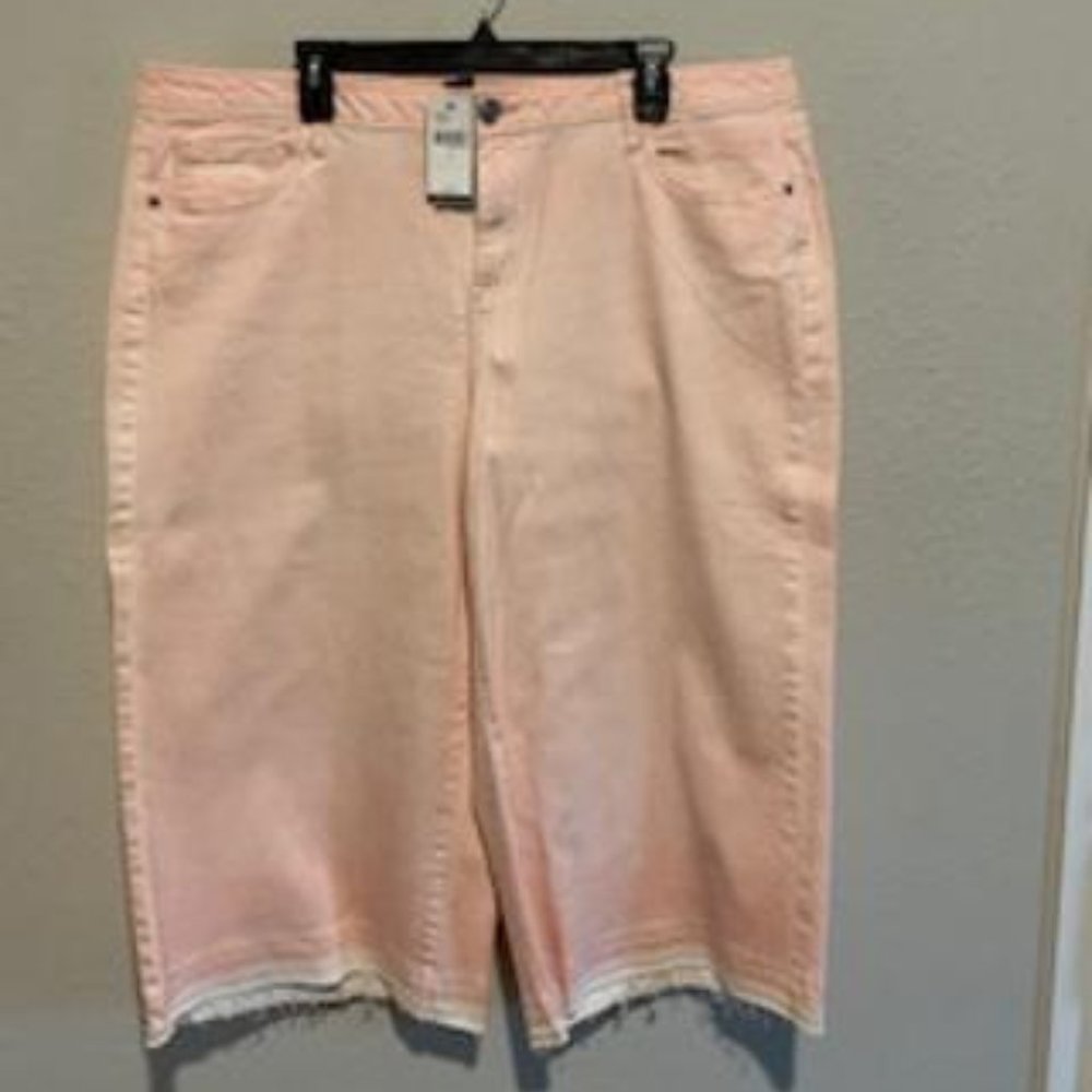 Lane Bryant Pink Capri Jeans